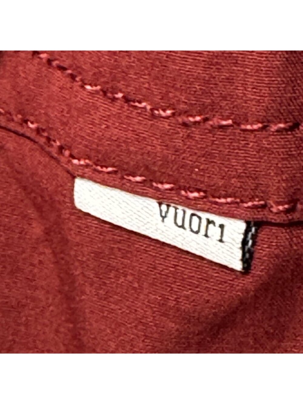 Vuori Mens Maroon Lined Gym Shorts Size Large With Drawstring Waist - Picture 4 of 5